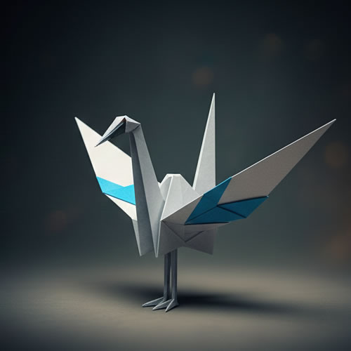 elegant crane